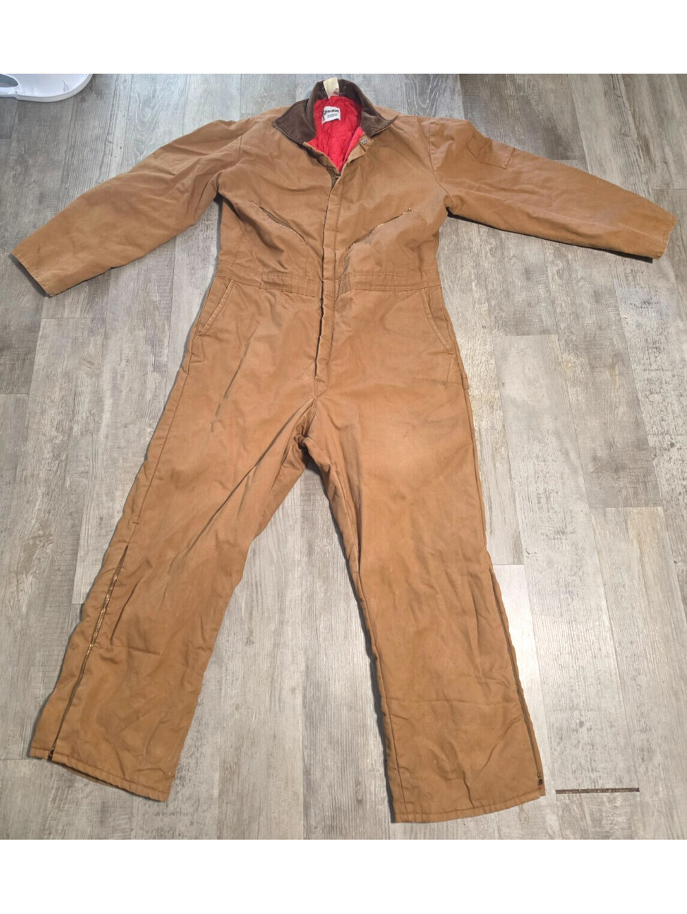 Vintage WALLS Zero Zone Insulated Coveralls Men's XL Regular Chest 46-48 Canvas